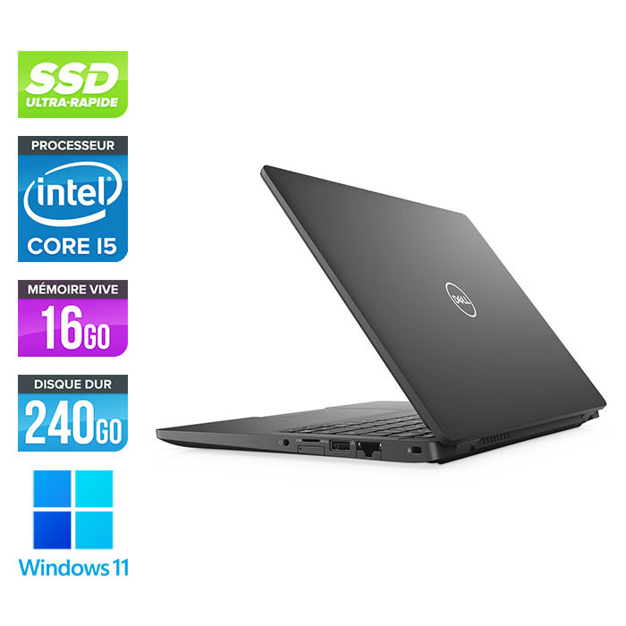 Pc portable reconditionné Dell 5300 - i5 8365U - 16Go DDR4 - 240Go SSD -  W11 - Trade Discount.