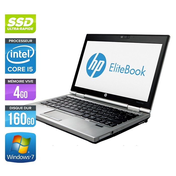 HP EliteBook 2570P - Core i5 - 4Go - 160Go SSD