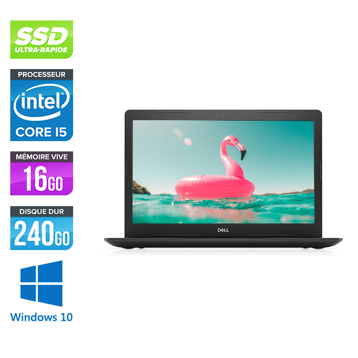 PC portable reconditionné - Dell 3590 - i5 - 16Go - 240Go SSD - 15,6'' - W10