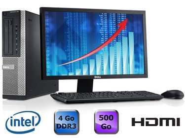 Dell Optiplex 390 Desktop + Ecran 22"