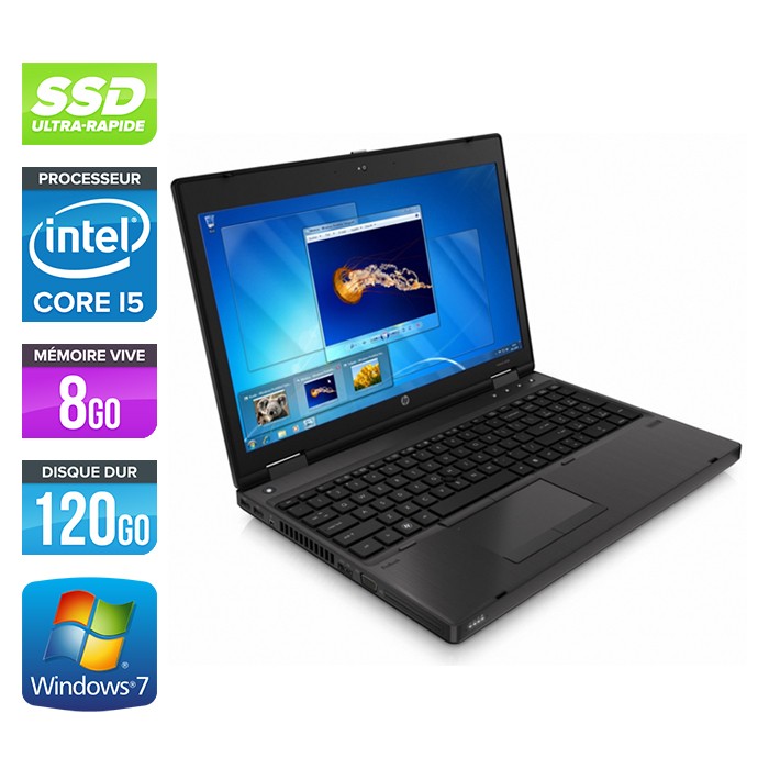HP ProBook 6460B - Core i5 - 8Go - 120Go SSD