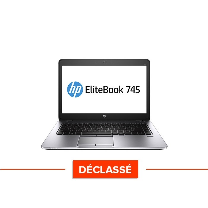 Pc portable reconditionné HP EliteBook 745 G2 - AMD A10 - 8Go - SSD 120Go -  Webcam - Windows 10 - Trade Discount