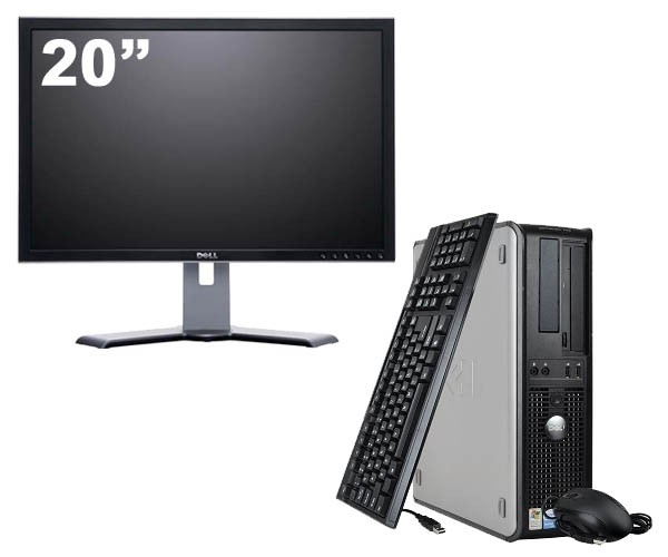 Dell Optiplex 760 Desktop + Ecran 20