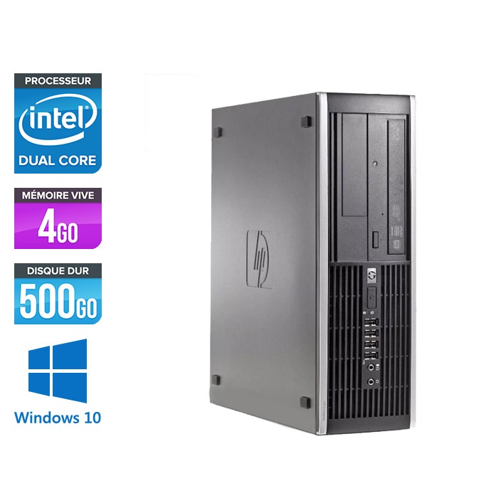 HP Elite 8300 SFF - G870 - 4Go - 500Go HDD - Windows 10