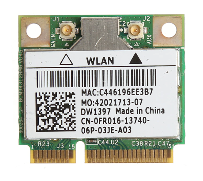 Carte WIFI Wireless 802.11 a/b/g - Dell - DW1397