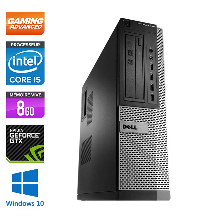 Dell Optiplex 790 Desktop - i5 - 8Go - 500Go - Nvidia GTX 1050 - Windows 10