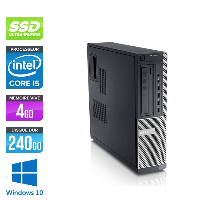 Dell Optiplex 790 Desktop - i5 - 4Go - 240Go SSD - Windows 10