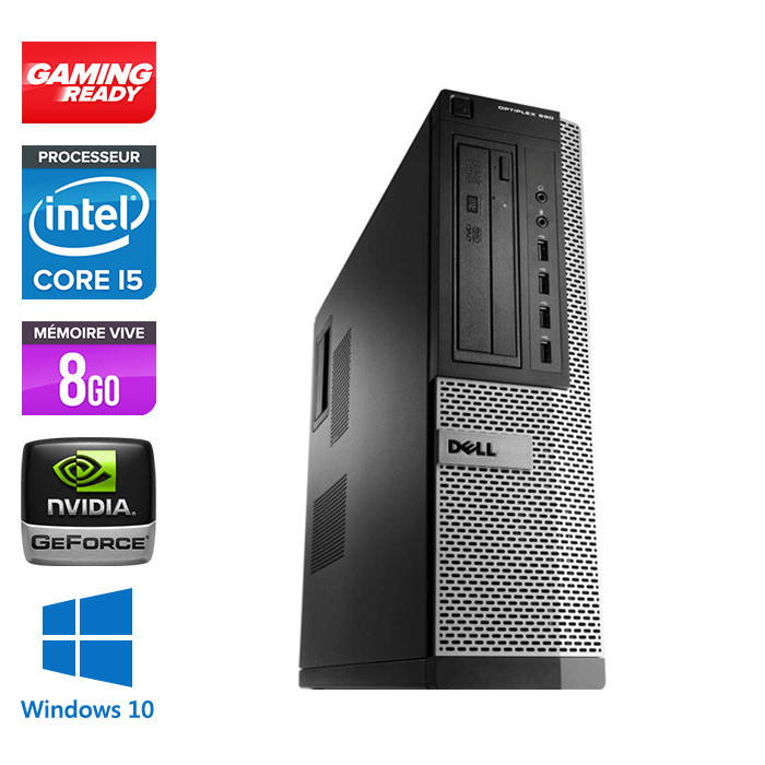 Dell Optiplex 790 Desktop - i5 - 8Go - 500Go HDD - NVIDIA GT 1030 - Windows 10