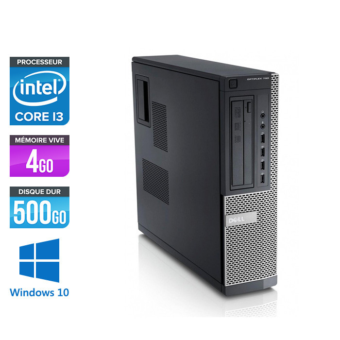 Dell 7010 Desktop - i3 - 4 Go - 500 Go HDD - Windows 10