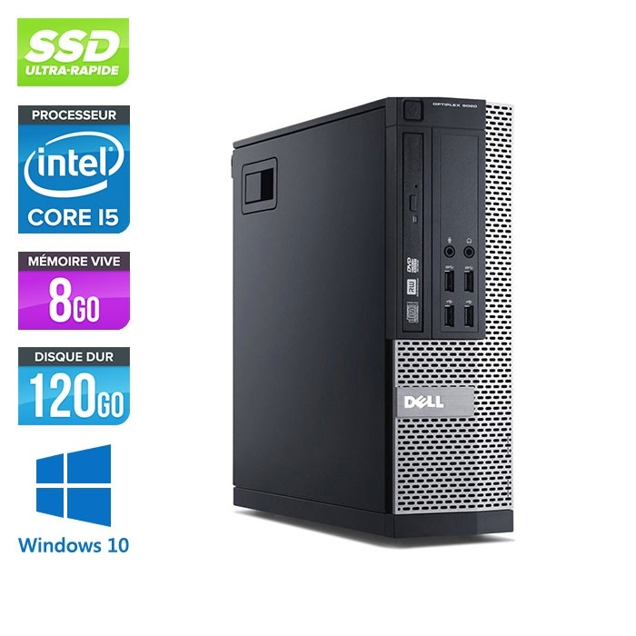 PC reconditionné Dell Optiplex 9020 SFF - i5 - 8 Go - SSD 120Go - Windows  10 - Trade Discount