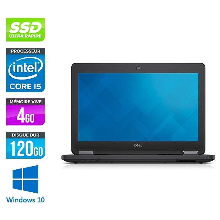 Dell Latitude E5250 - i5 - 4Go - 120Go SSD - Windows 10