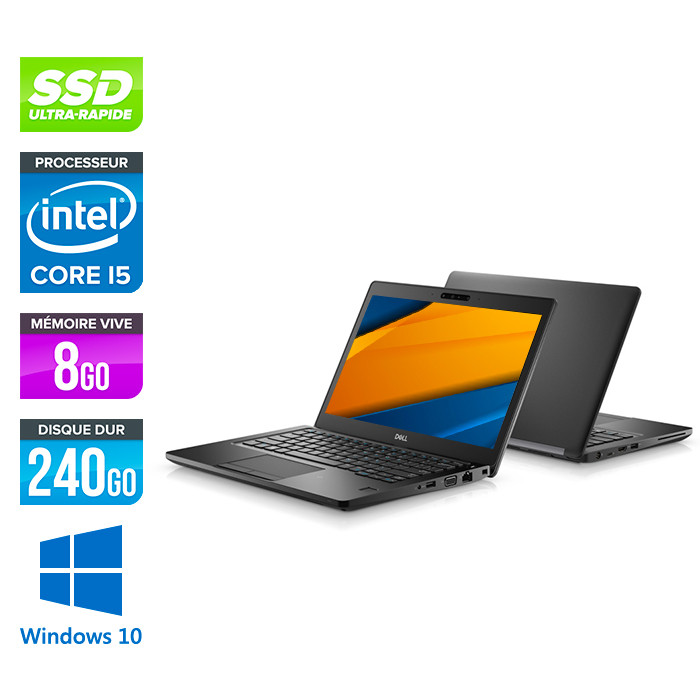 PC portable reconditionné Dell Latitude 5290 - i5 - 8Go - 240Go SSD -  Windows 10 - Trade Discount