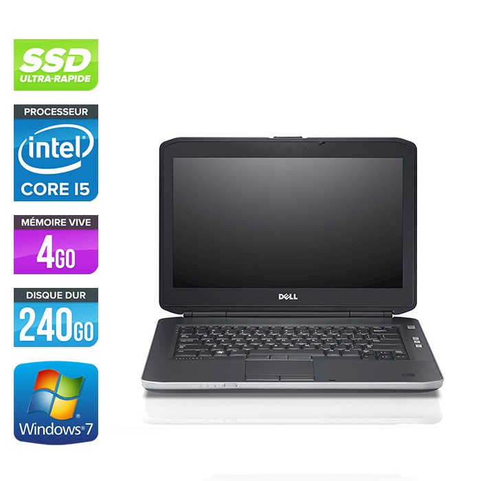 Dell Latitude E5430 - i5 - 4Go - 240 Go SSD - Windows 7 pro