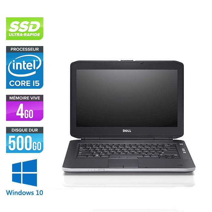 Dell Latitude E5430 - i5 - 4Go - 500 Go SSD - windows 10