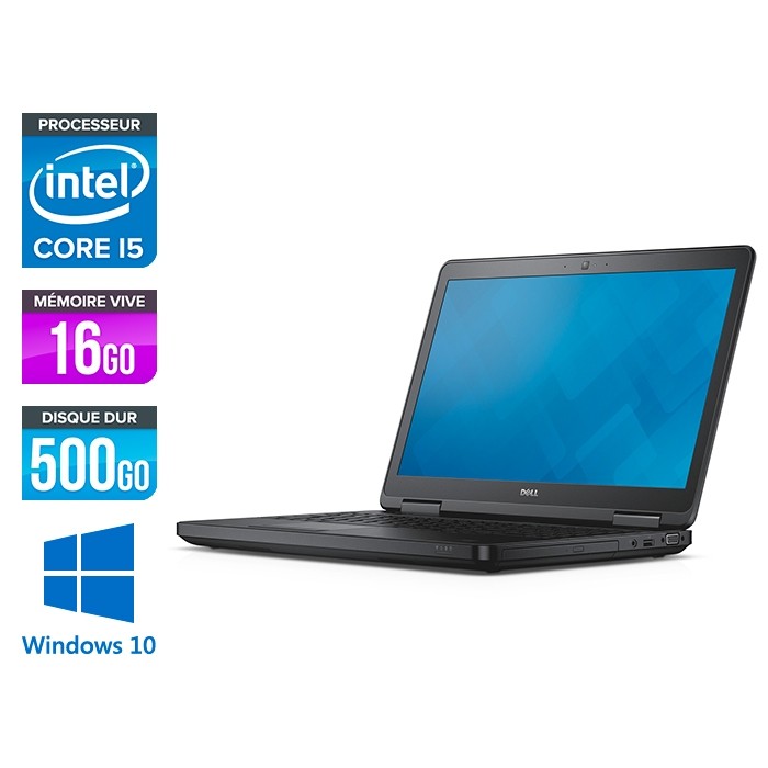 Dell latitude E5540 - i5 - 16Go - 500 Go HDD - Windows 10