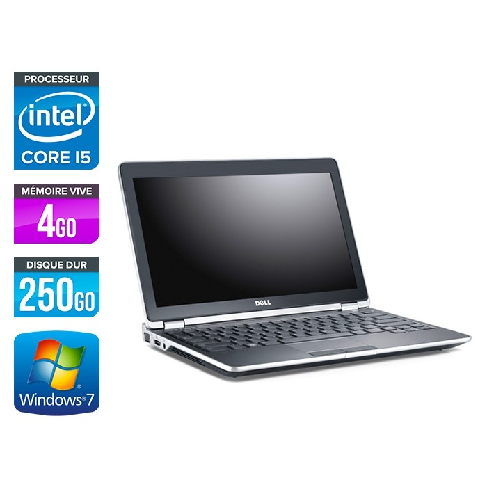 Dell Latitude E6220 - Core i5 - 4Go - 250Go - Windows 7