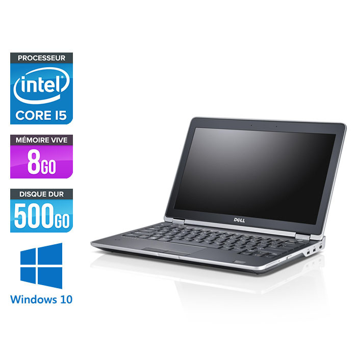 Dell Latitude E6220 - Core i5 - 8Go - 500Go - Windows 10