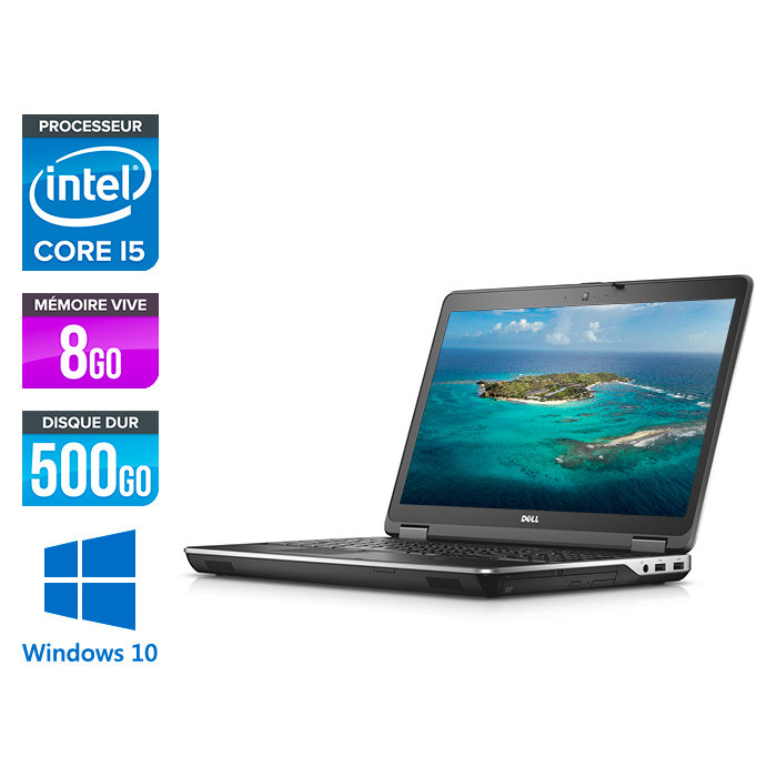 Dell Latitude E6440 - i5 - 8Go - 500Go HDD - Windows 10