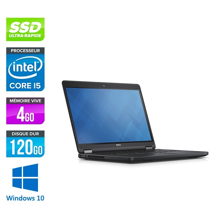 Dell Latitude E5450 - i5 - 4Go - 120 Go SSD - Windows 10
