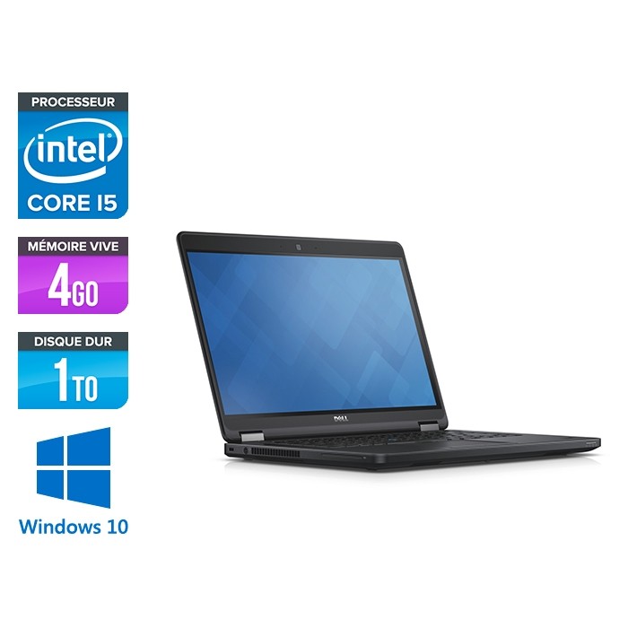 Dell Latitude E5450 - i5 - 4Go - 1To HDD - Windows 10
