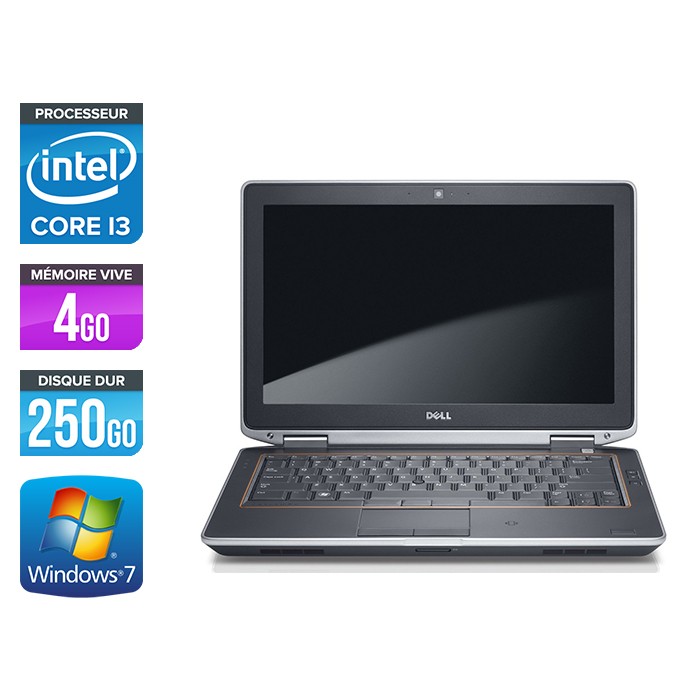 DELL LATITUDE E6320 - i3 - 4go - 250Go HDD - Windows 7