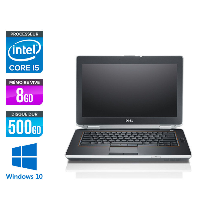 Dell Latitude E6420 - Core i5 - 8Go - 250Go - Windows 10