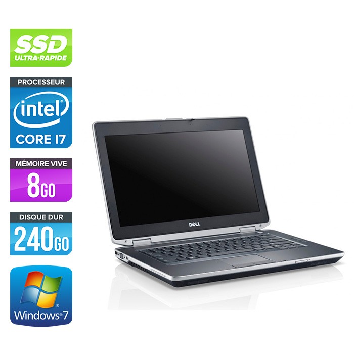 Dell Latitude E6430 - Core i7 - 8Go - 240Go SSD - Windows 7