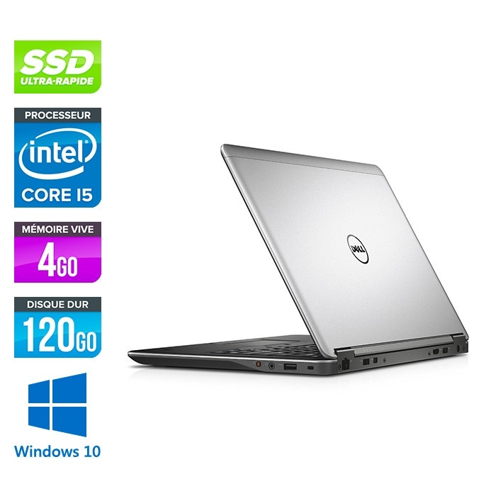 Dell E7240 - Core i5 - 4Go - 120Go SSD - Windows 10 - 
