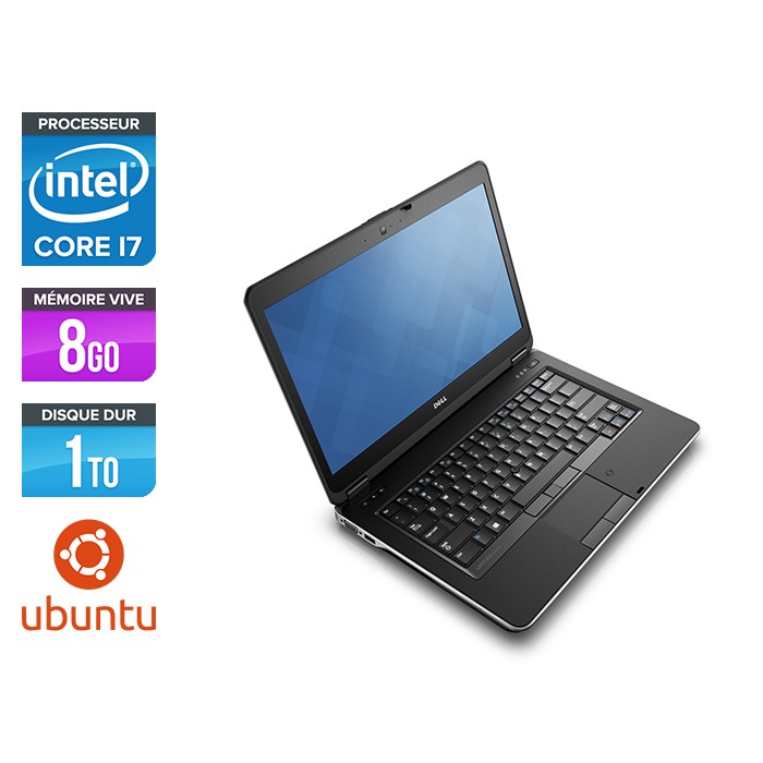Dell Latitude E6440 - i7 - 8Go - 1000GO HDD - Linux