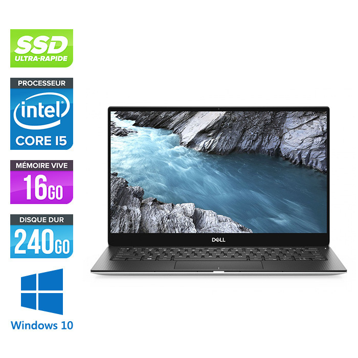 Dell XPS 13 9370 - intel i5-8250U - 16Go - 240Go SSD - Windows 10