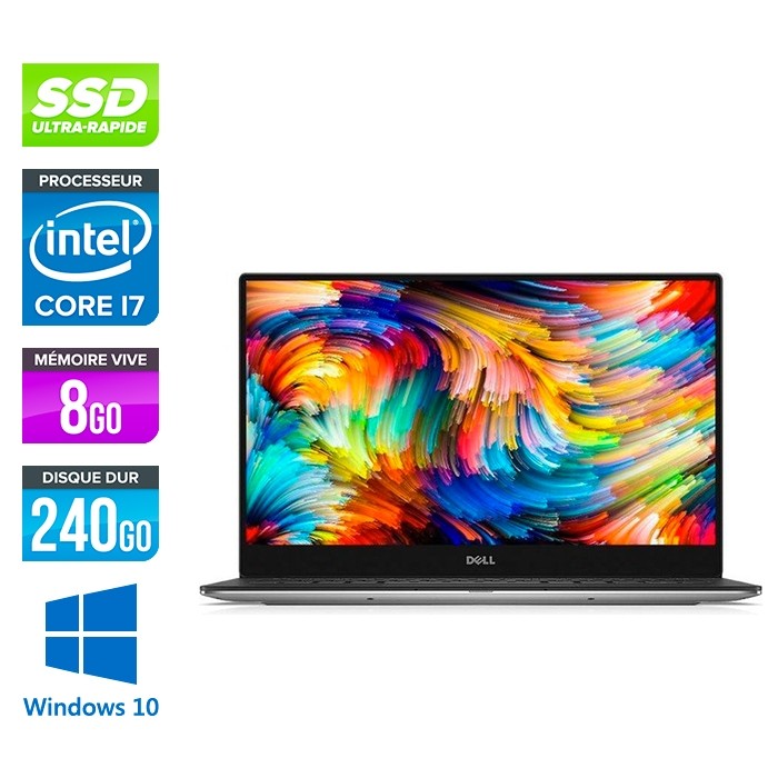 Dell XPS 13 - intel i7 - 8 Go - 240Go SSD - Windows 10