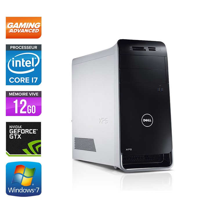 Dell XPS 8500 - I7 3770 - 12Go RAM - SSD 120Go - HDD 1To - GTX 1050 - Windows 7 Pro