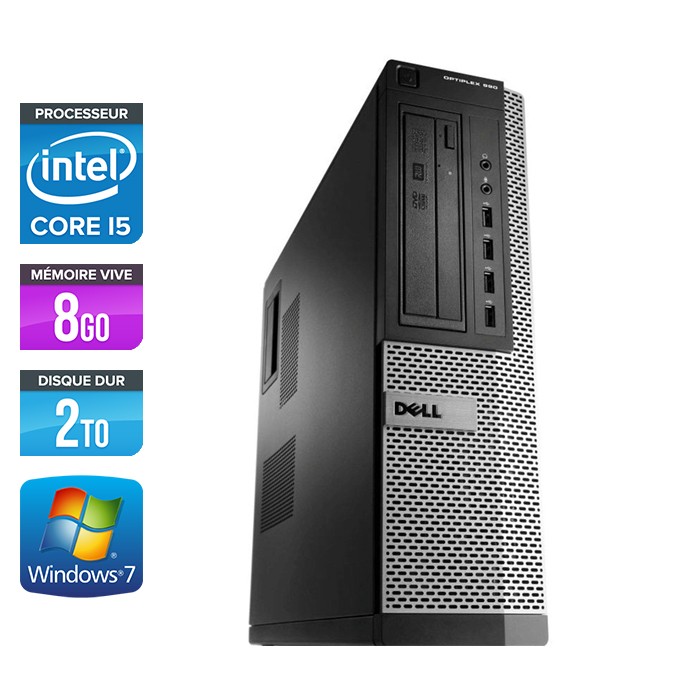 Dell Optiplex 790 Desktop - Core i5 - 8Go - 2To