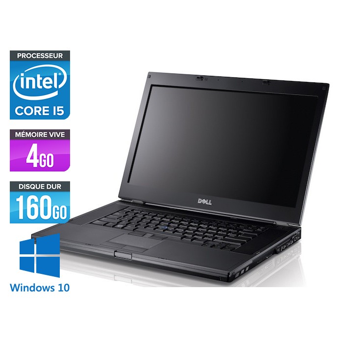 Dell Latitude E6410 - Core i5 520M - 4Go - 160Go - Windows 10