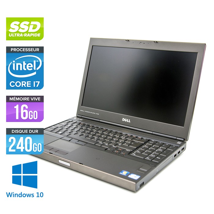 Dell Precision M4700 - Core i7 - 16Go - SSD - NVIDIA Quadro K2000M