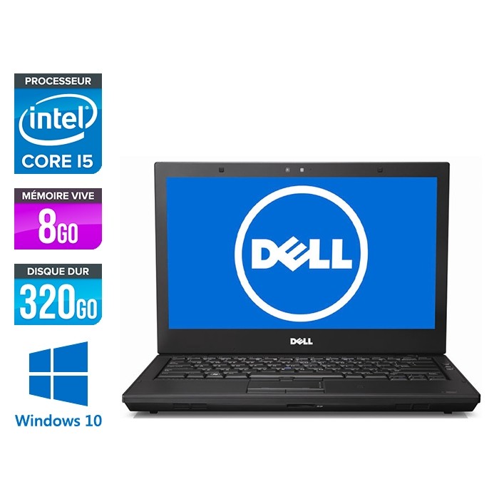 Dell Latitude E4310 - Core i5 520M - 8Go - 320Go HDD - Windows 10