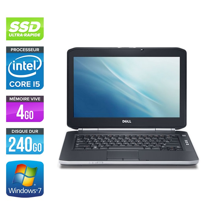 Dell Latitude E5420 -  i5 - 4 Go de RAM - 240Go SSD - Windows 10