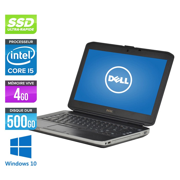 Dell Latitude E5430 - Core i5 - 4Go - 500 Go SSD - windows 10