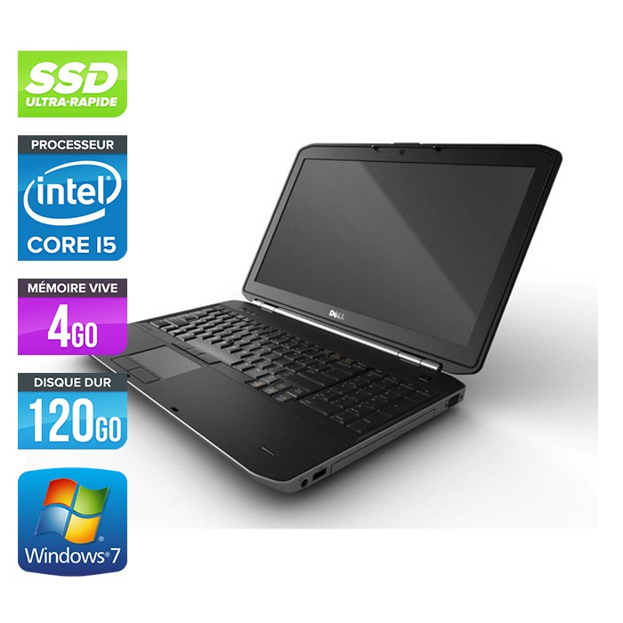 Dell Latitude E5520 - Core i5 - 4Go - 120Go SSD