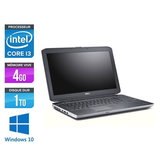 Dell Latitude E5530 - Core i3 - 4Go - 1 To - Windows 10