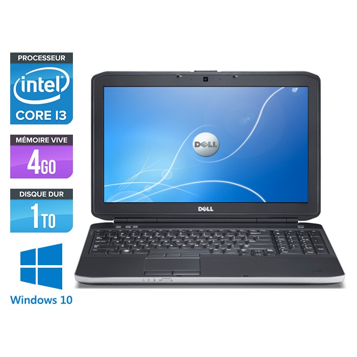 Dell Latitude E5530 - Core i3 - 4Go - 1To - Windows 10