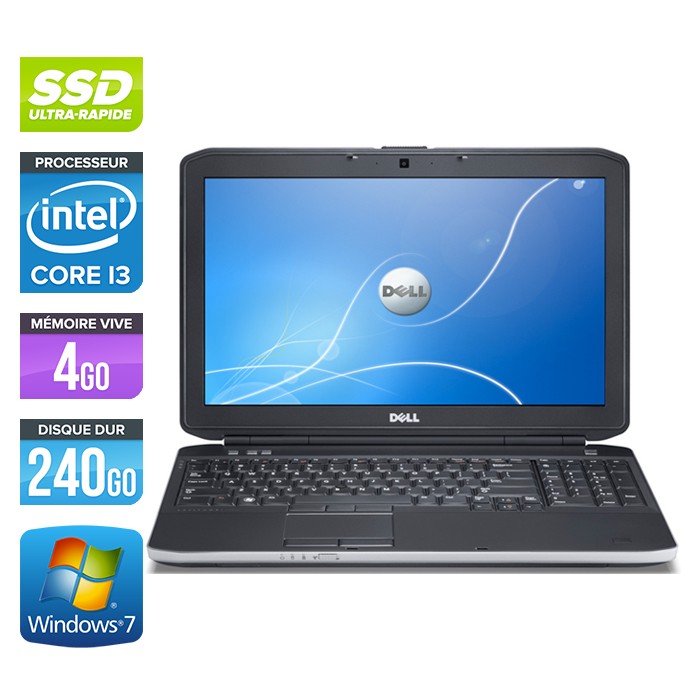 Dell Latitude E5530 - Core i3 - 4Go - 240Go SSD