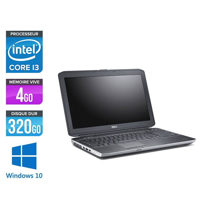 Dell Latitude E5530 - Core i3 - 4Go - 320Go - Windows 10