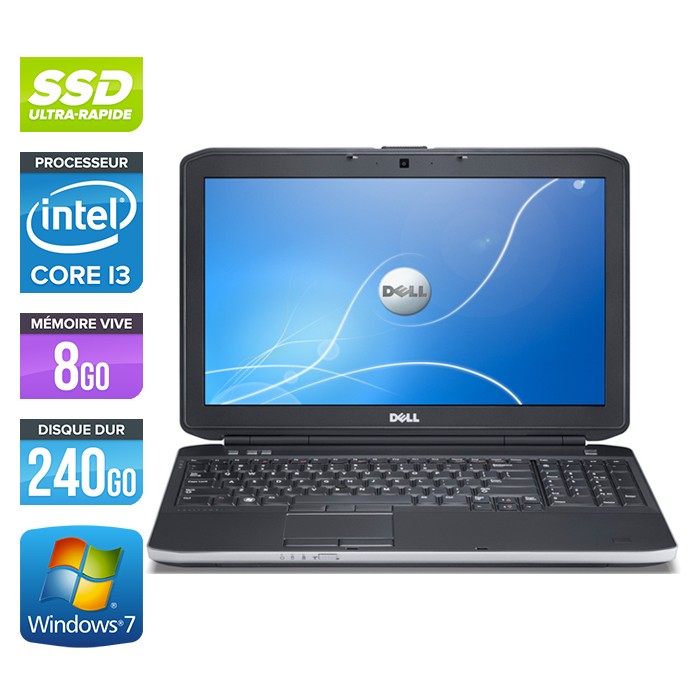 Dell Latitude E5530 - Core i3 - 8Go - 240Go SSD