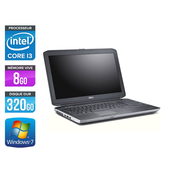 Dell Latitude E5530 - Core i3 - 8Go - 320Go - Windows 7