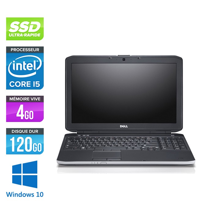 Dell E5530 - i5 3320M -  4Go - 120Go SSD - 15.6'' - Windows 10