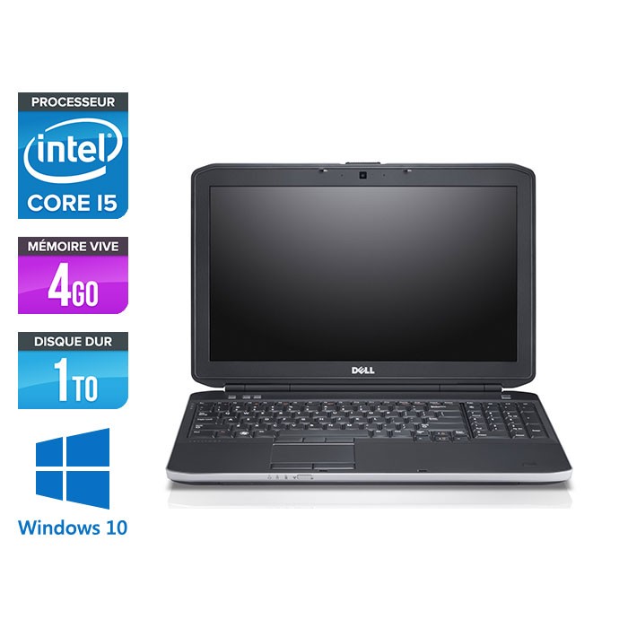 Dell E5530 - i5 3320M -  4Go - 1 To HDD - 15.6'' - Windows 10