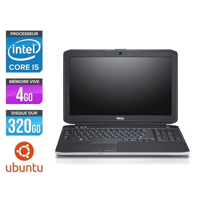 Dell E5530 - i5 3320M -  4Go - 320 Go - 15.6'' - Linux