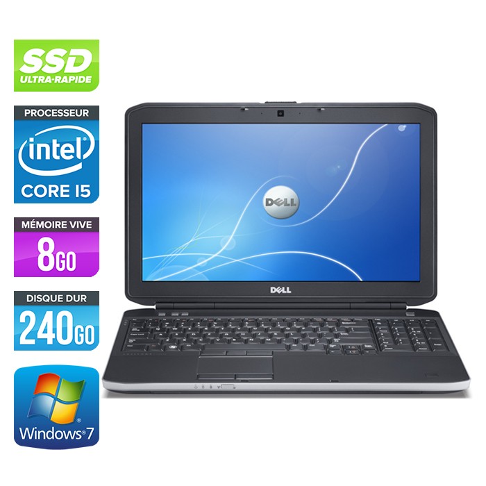 Dell Latitude E5530 - Core i5 - 8Go - 240Go SSD