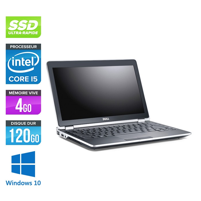 Dell Latitude E6220 - Core i5 - 4Go - 120Go SSD - Windows 10
